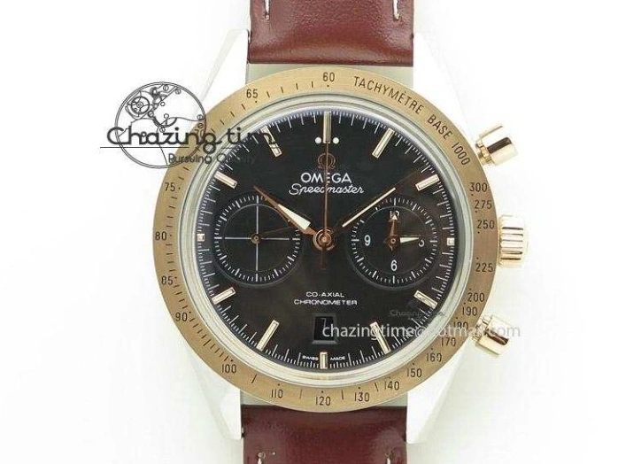 1227 Lightweight Speedmaster SS Snoopy OMF Best Edition White Dial on SS Bracelet Manual Winding Chrono Movement 7992